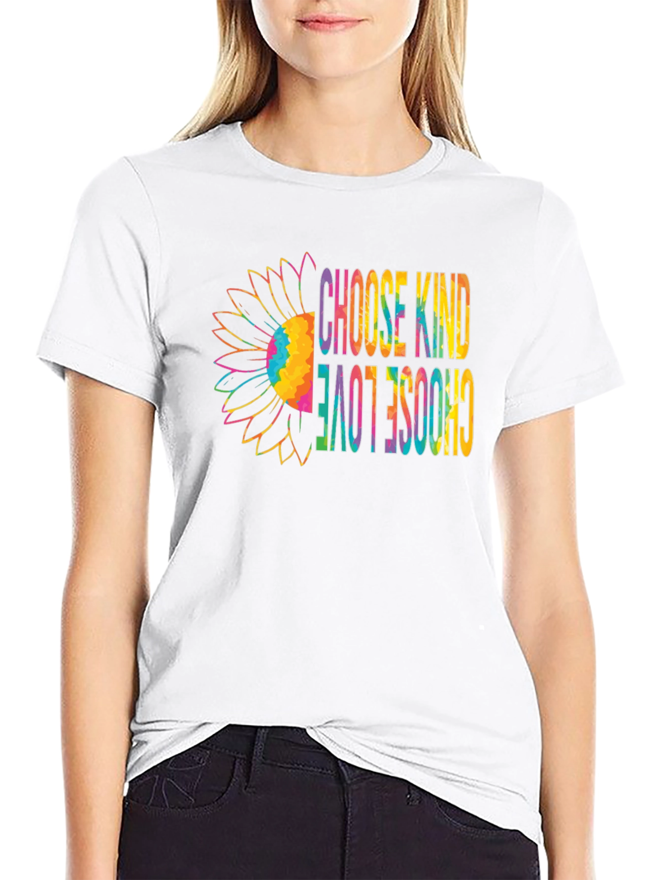 Choose Kind Sunflower Graphic Tee