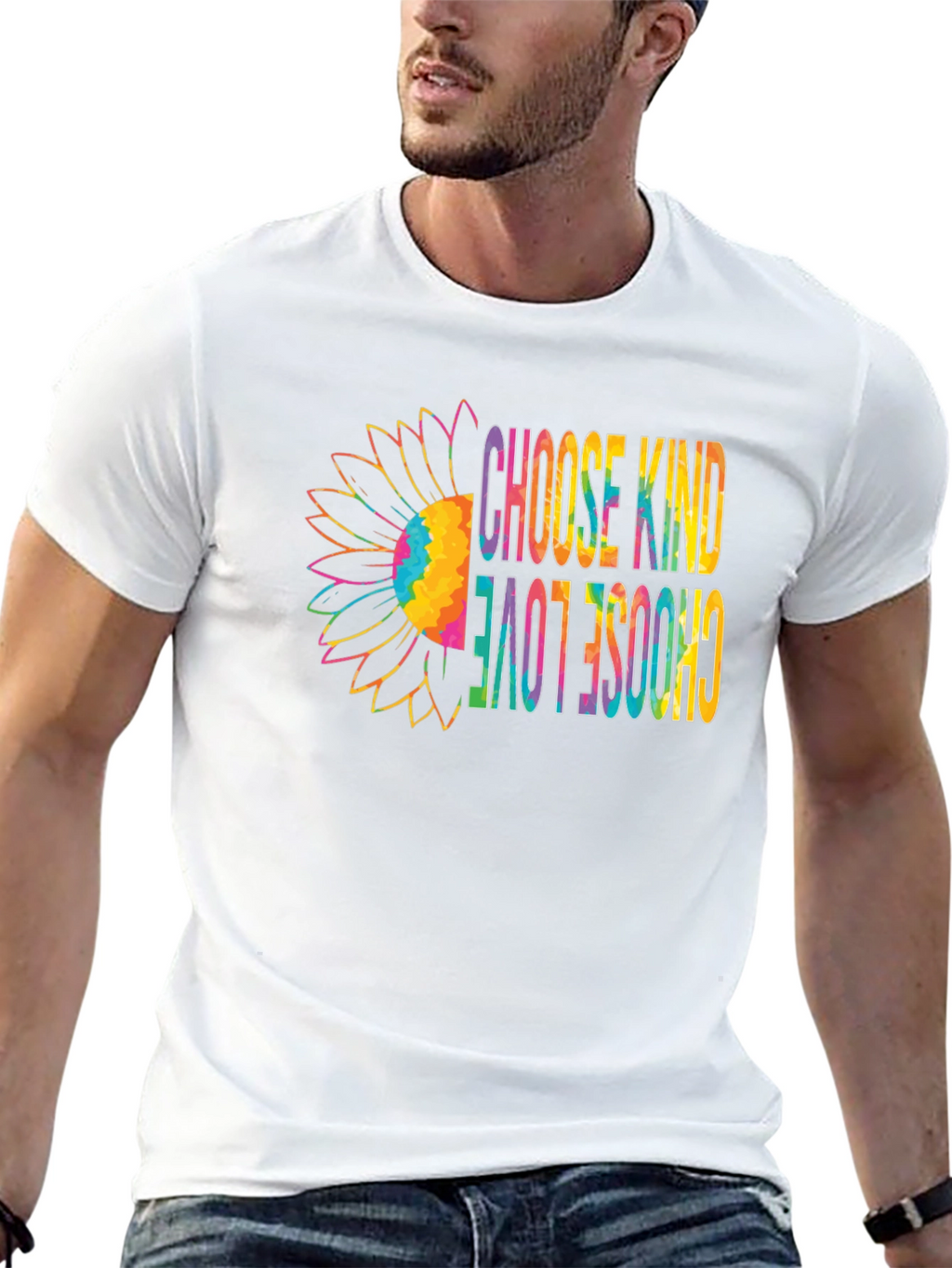 Choose Kind Sunflower Graphic Tee