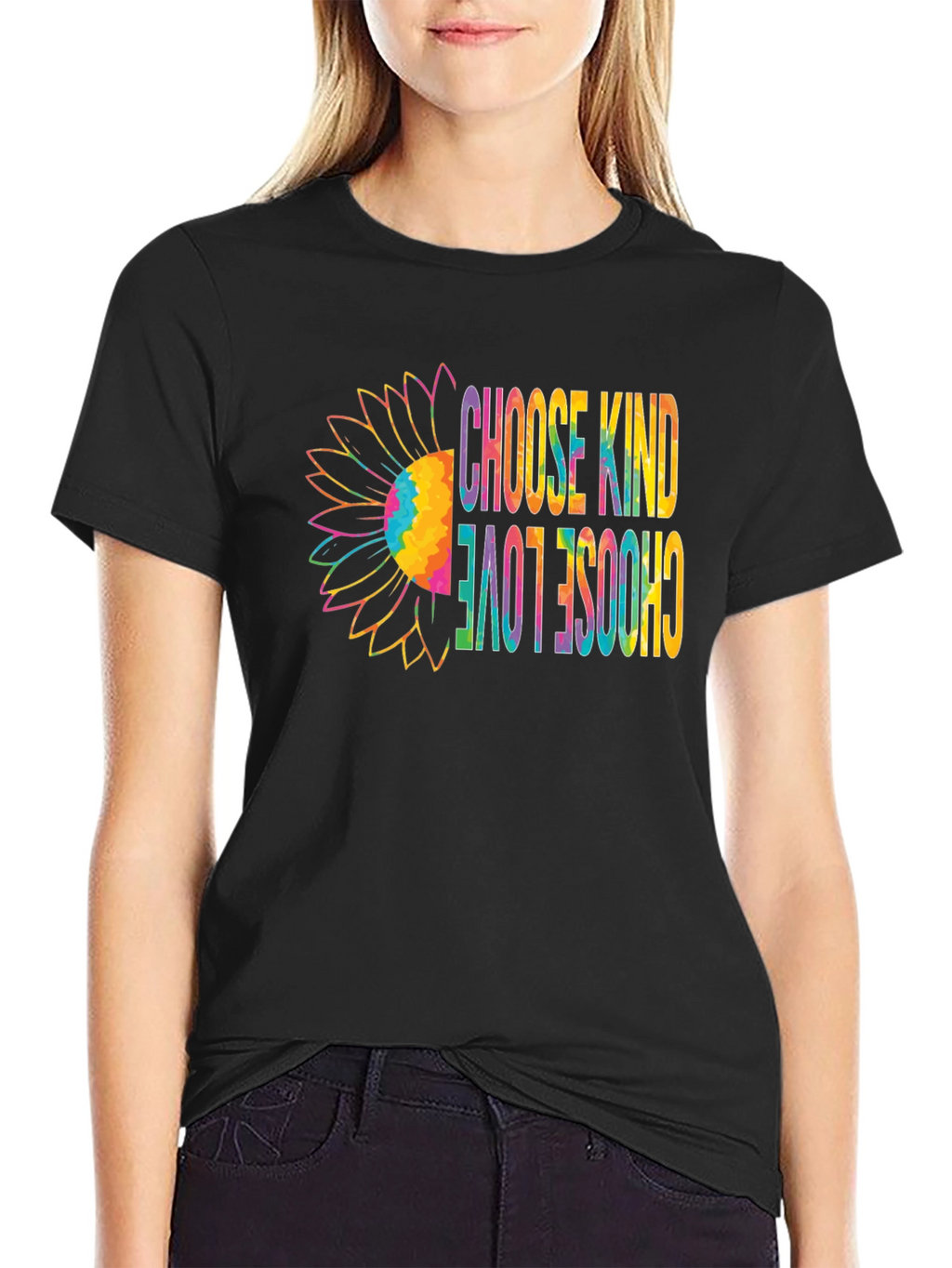 Choose Kind Sunflower Graphic Tee