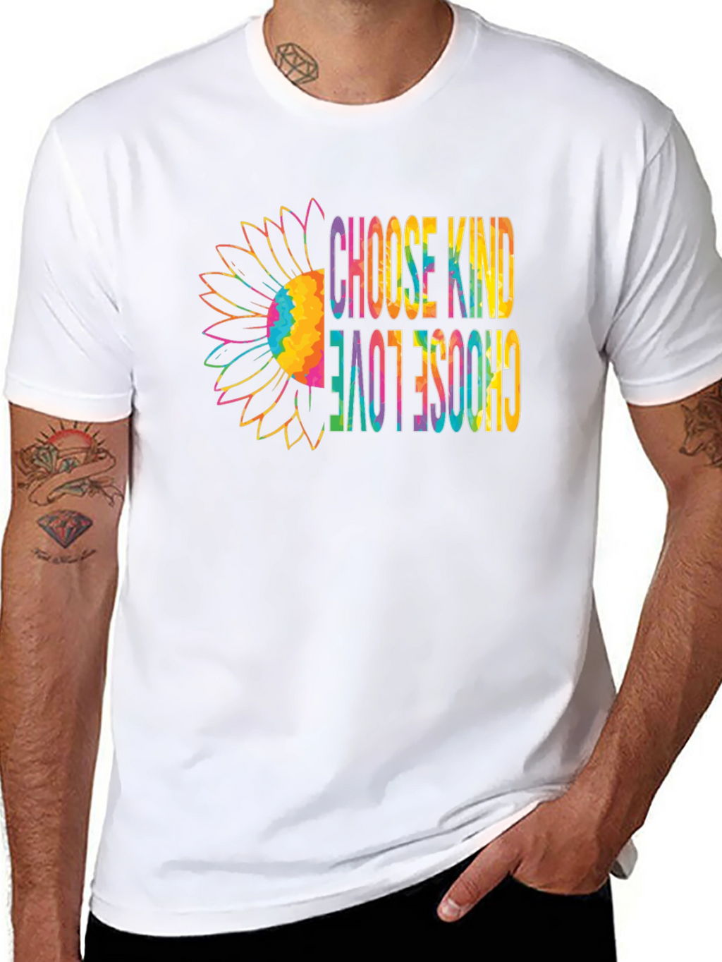 Choose Kind Sunflower Graphic Tee