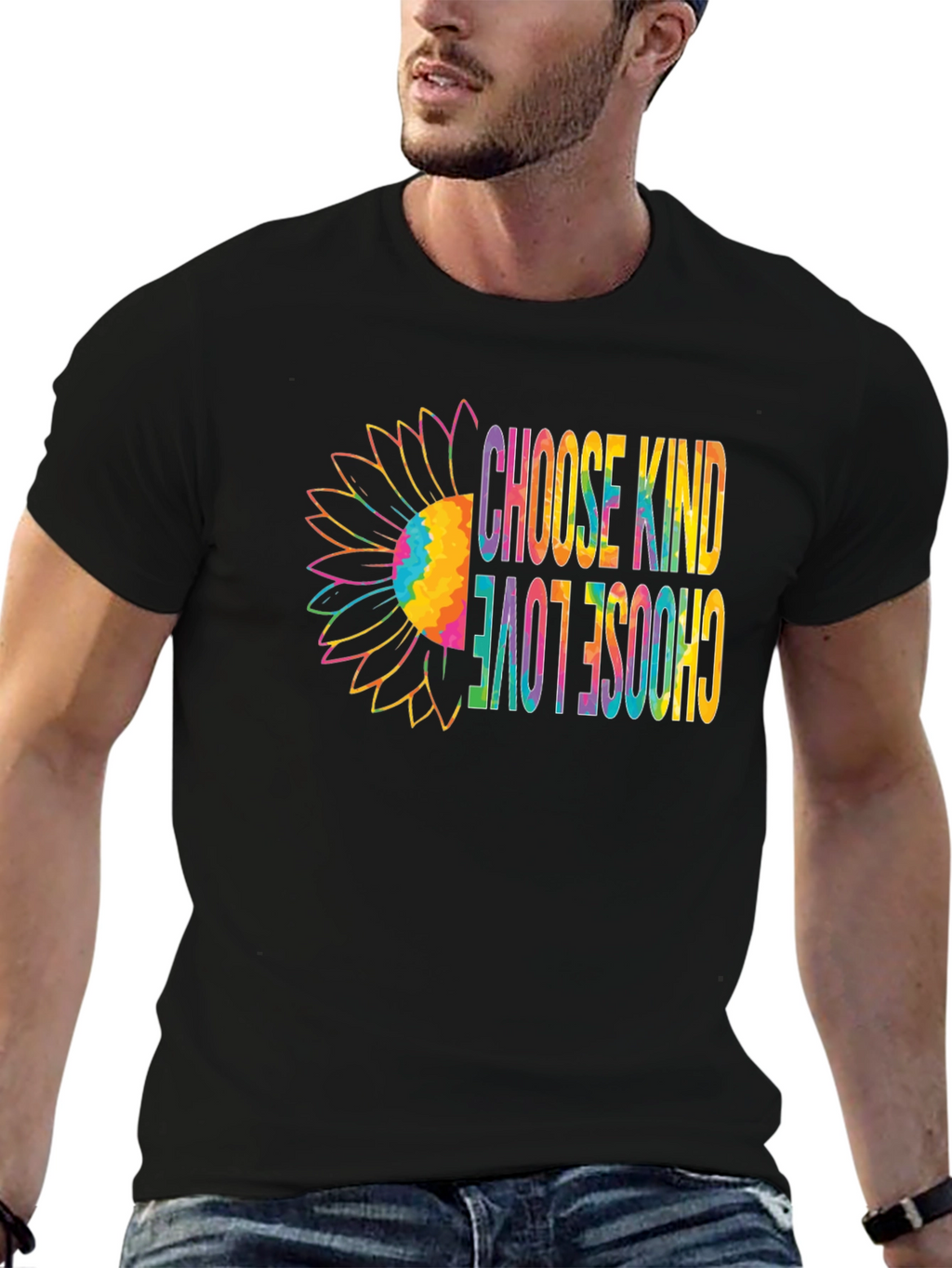 Choose Kind Sunflower Graphic Tee