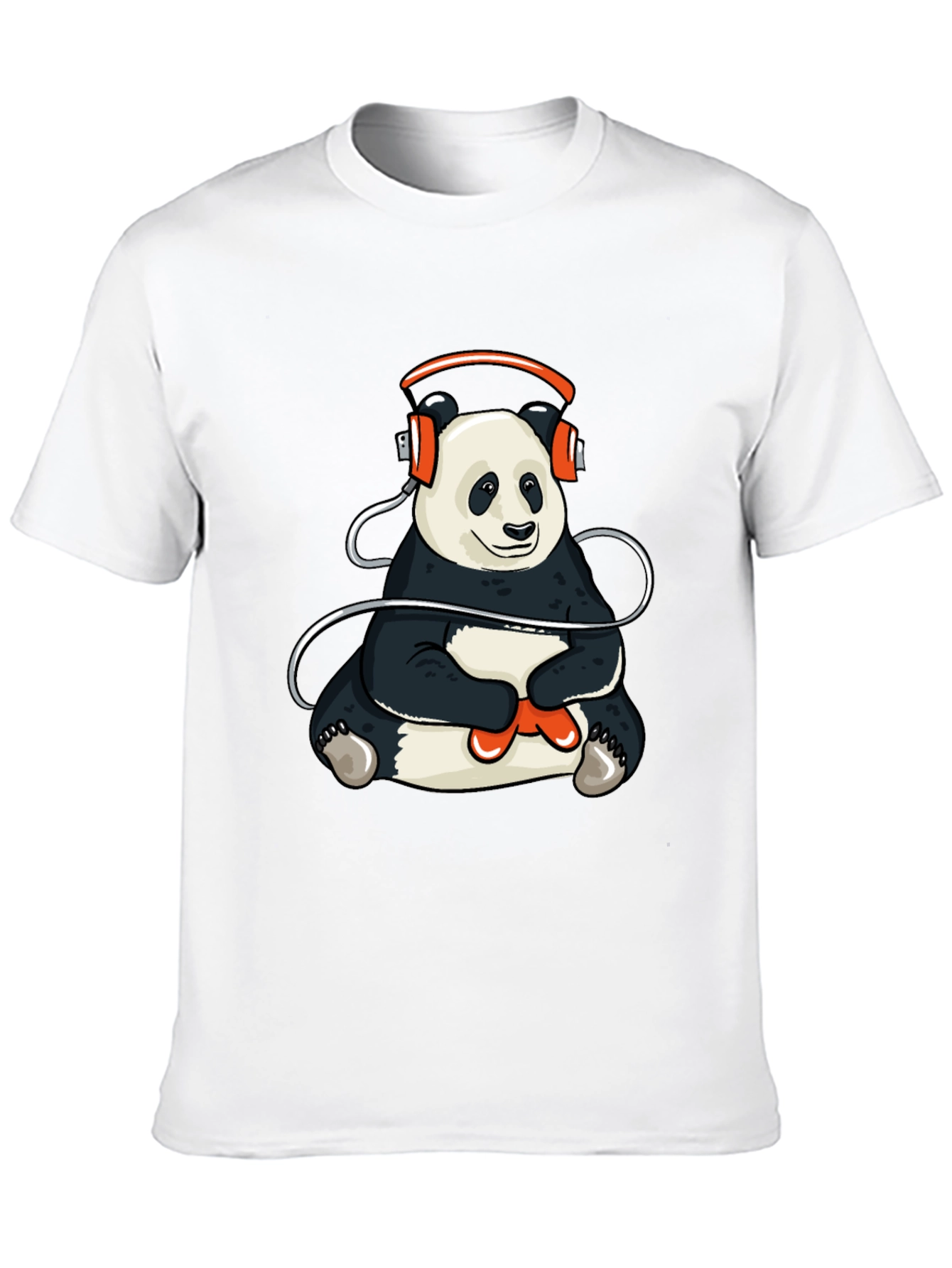 Panda Gamer T-Shirt - Black Graphic Tee