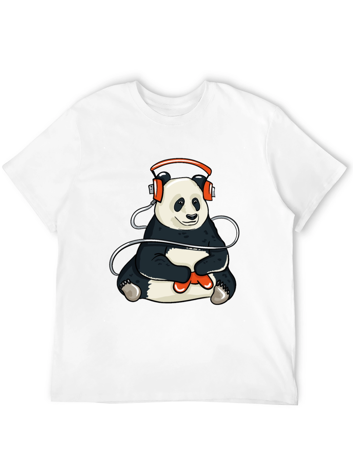 Panda Gamer T-Shirt - Black Graphic Tee