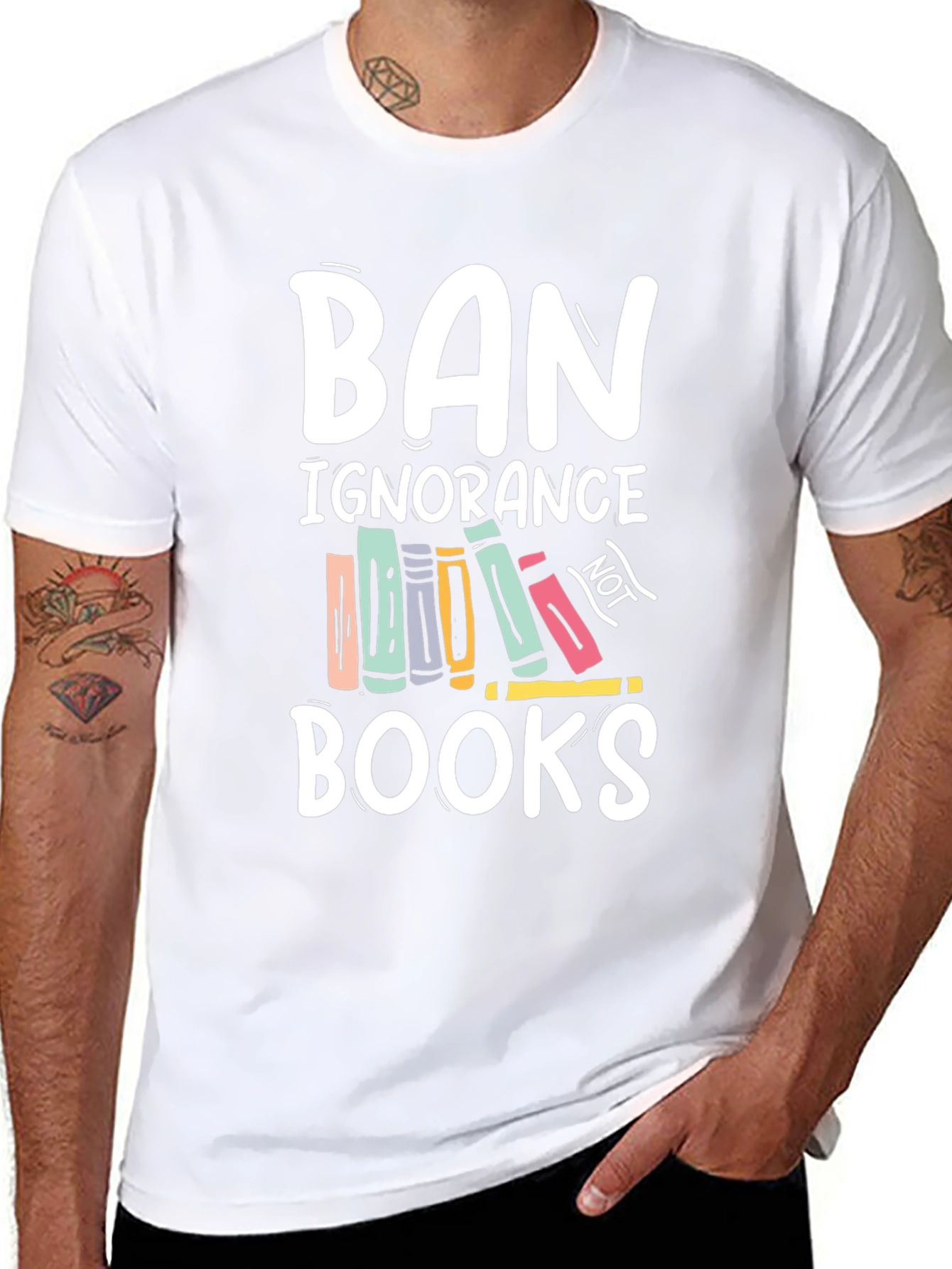 Ban Ignorance Not Books T-Shirt