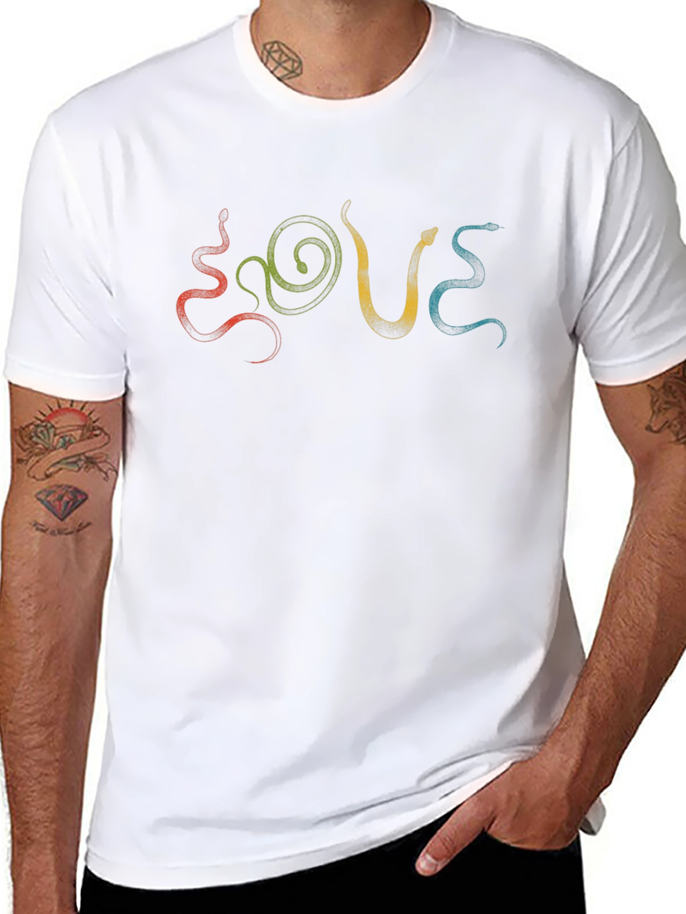 Snake LOVE Graphic T-Shirt