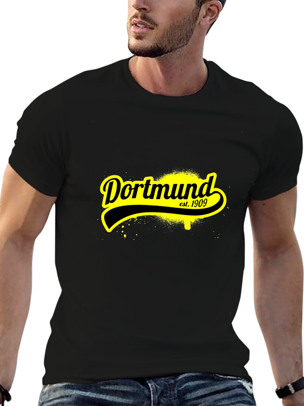 Dortmund Est. 1909 Black T-Shirt
