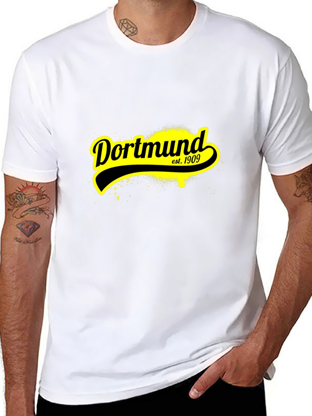 Dortmund Est. 1909 Black T-Shirt