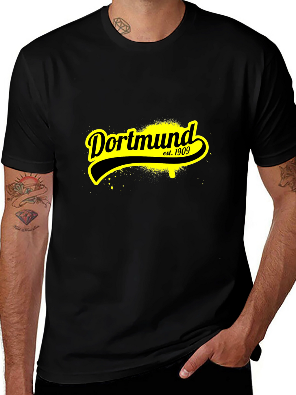 Dortmund Est. 1909 Black T-Shirt