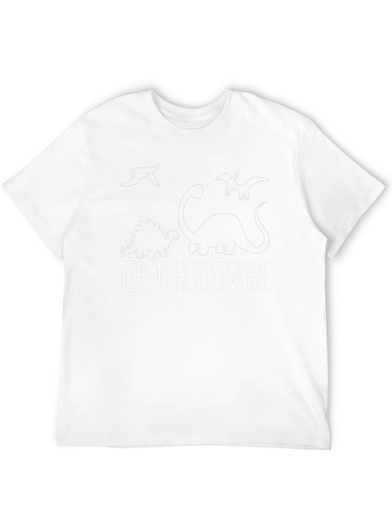Team Herbivore Dinosaur Graphic T-Shirt