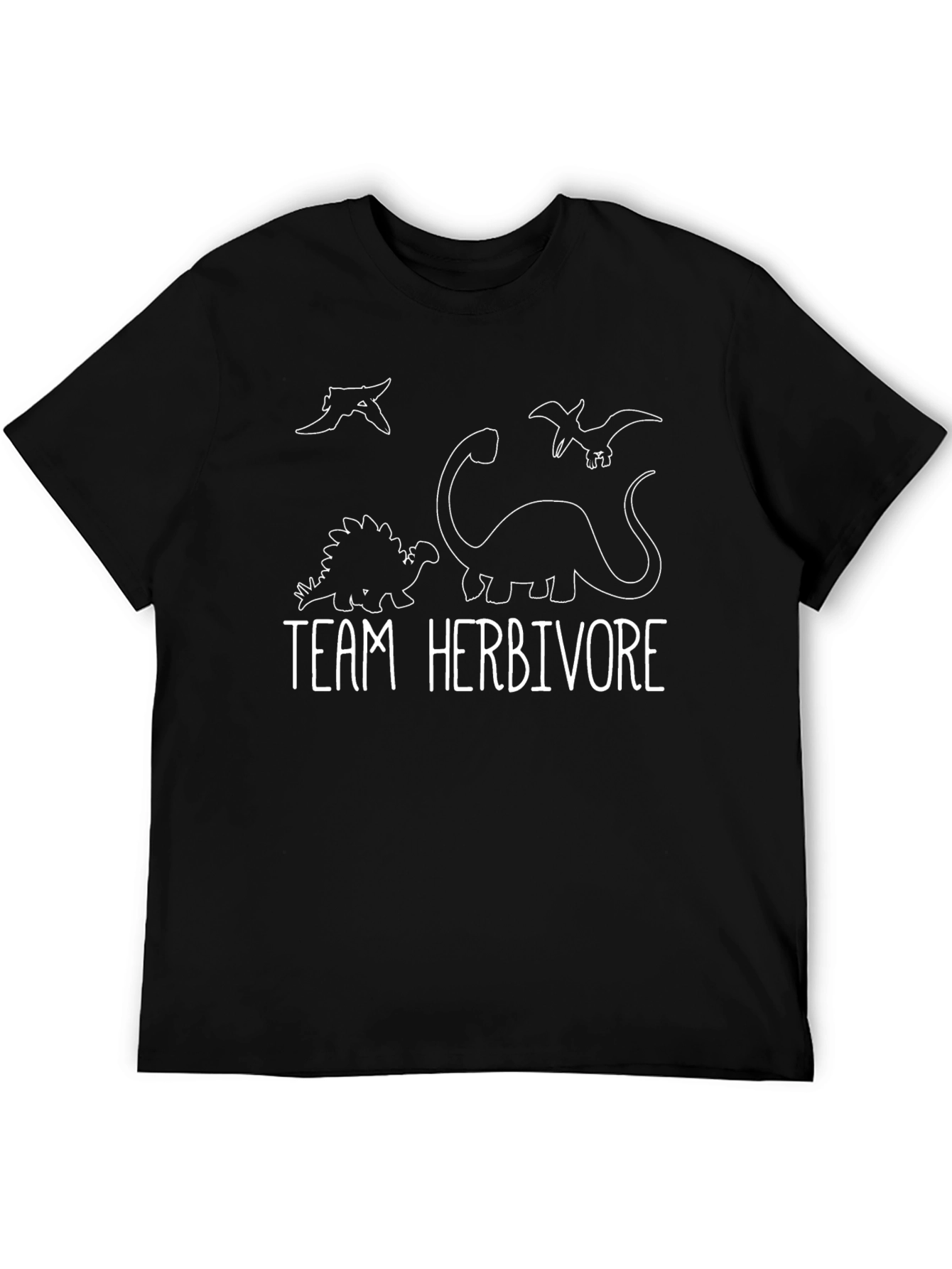 Team Herbivore Dinosaur Graphic T-Shirt