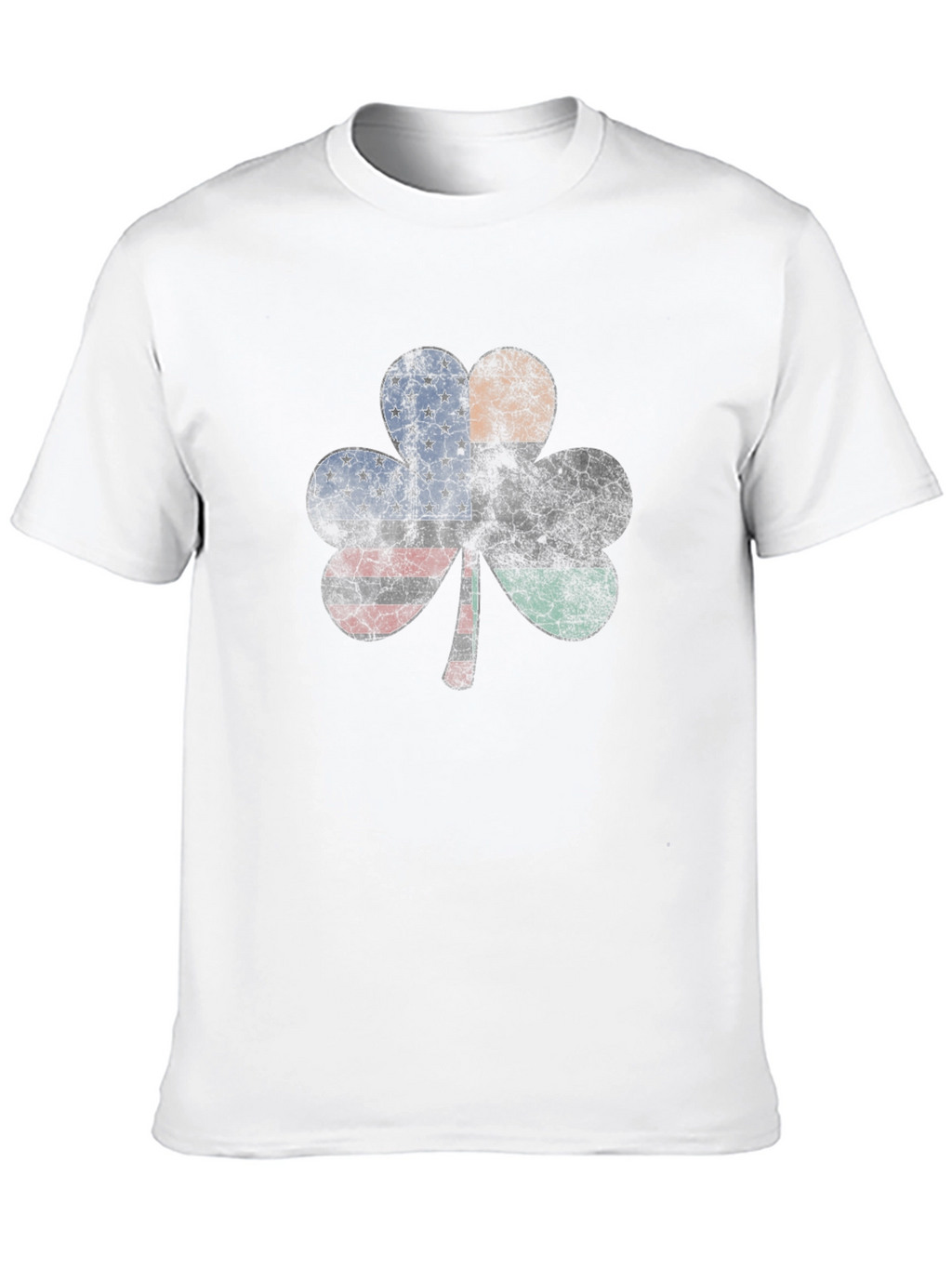 Shamrock Flag T-Shirt - Patriotic Irish Style