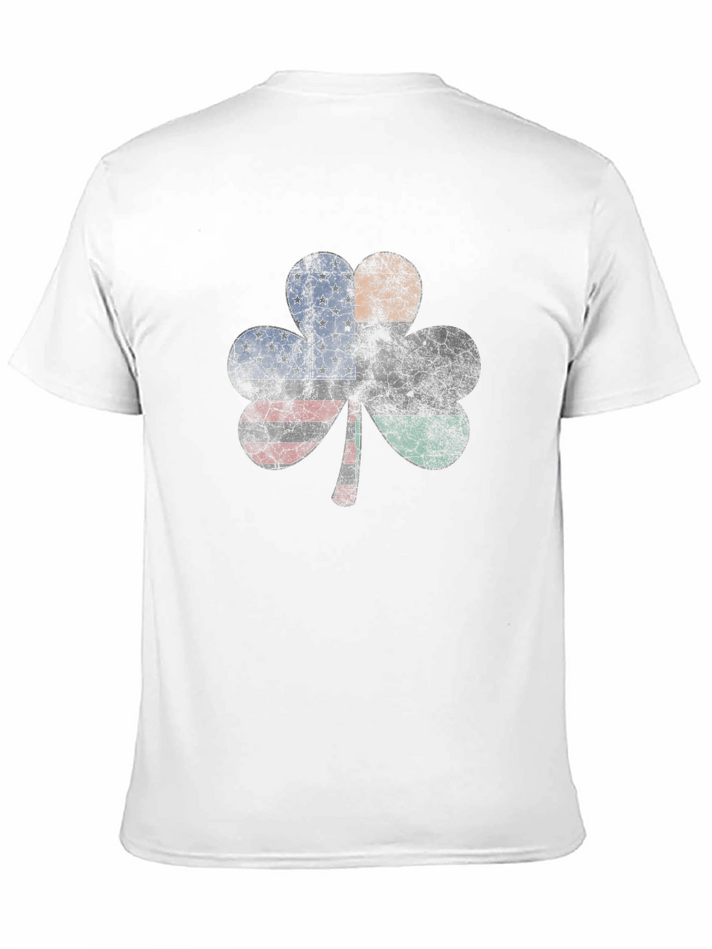 Shamrock Flag T-Shirt - Patriotic Irish Style