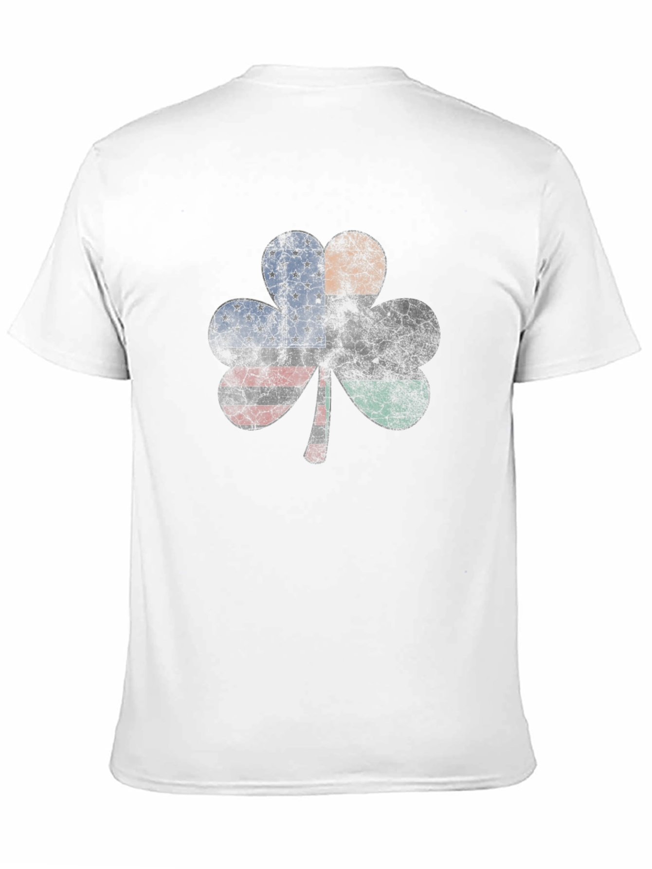 Shamrock Flag T-Shirt - Patriotic Irish Style