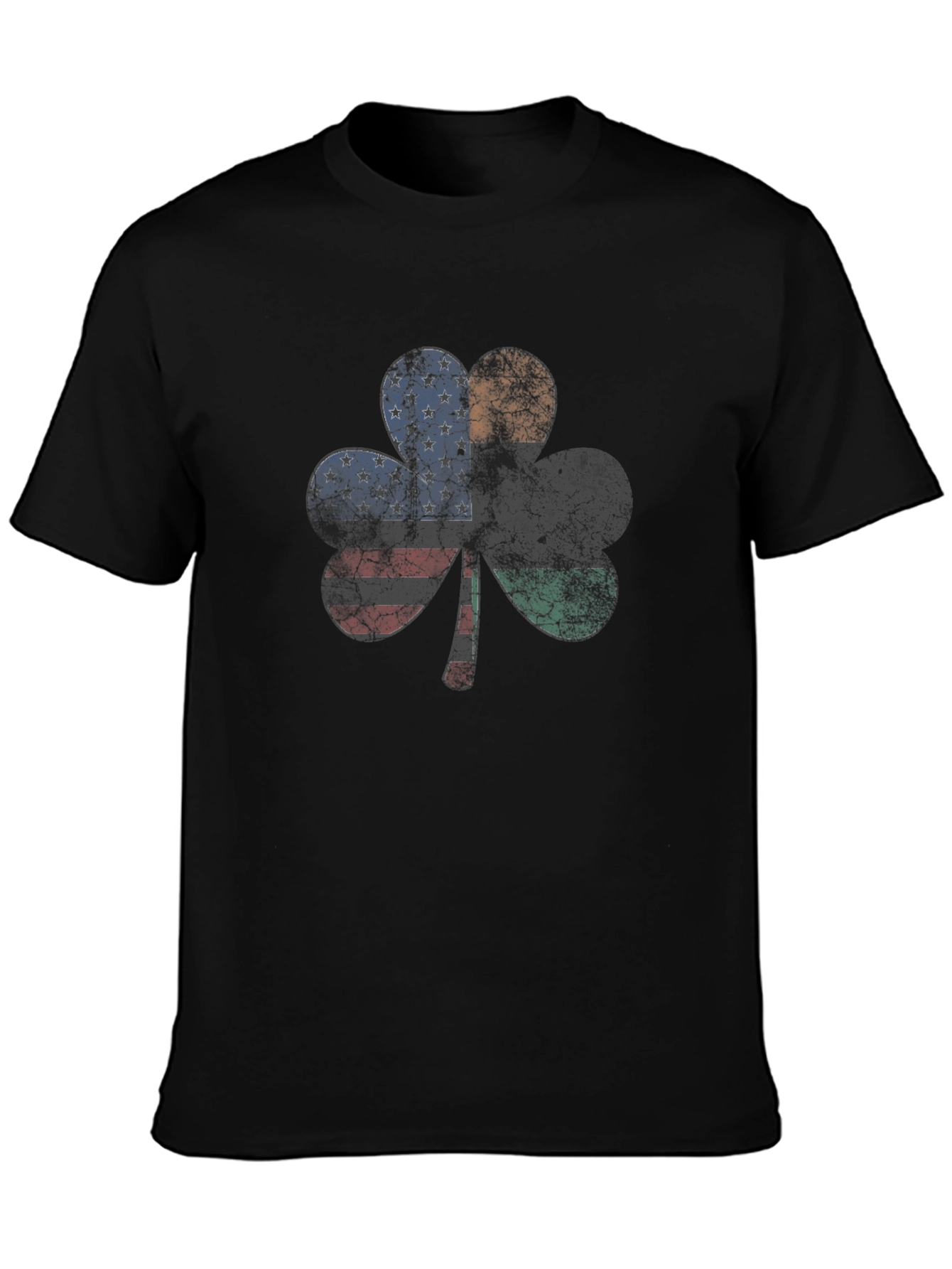Shamrock Flag T-Shirt - Patriotic Irish Style
