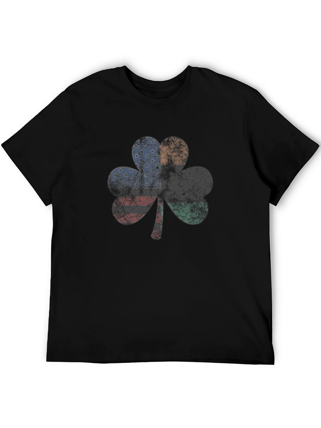Shamrock Flag T-Shirt - Patriotic Irish Style