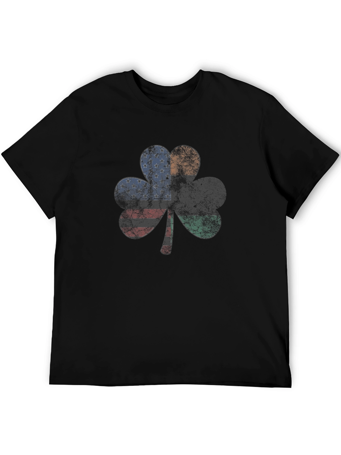 Shamrock Flag T-Shirt - Patriotic Irish Style