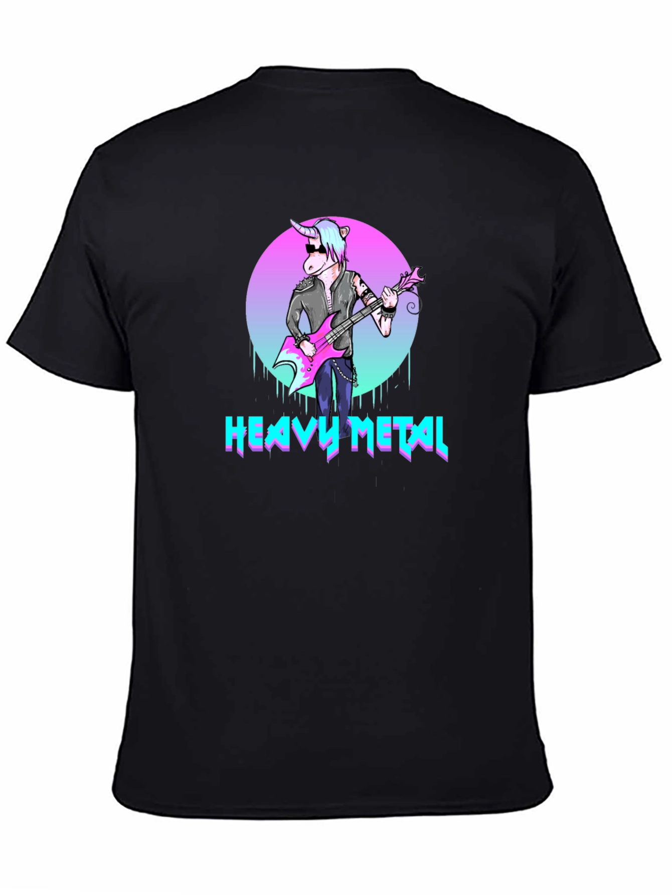 Heavy Metal Unicorn T-Shirt - Rock On!