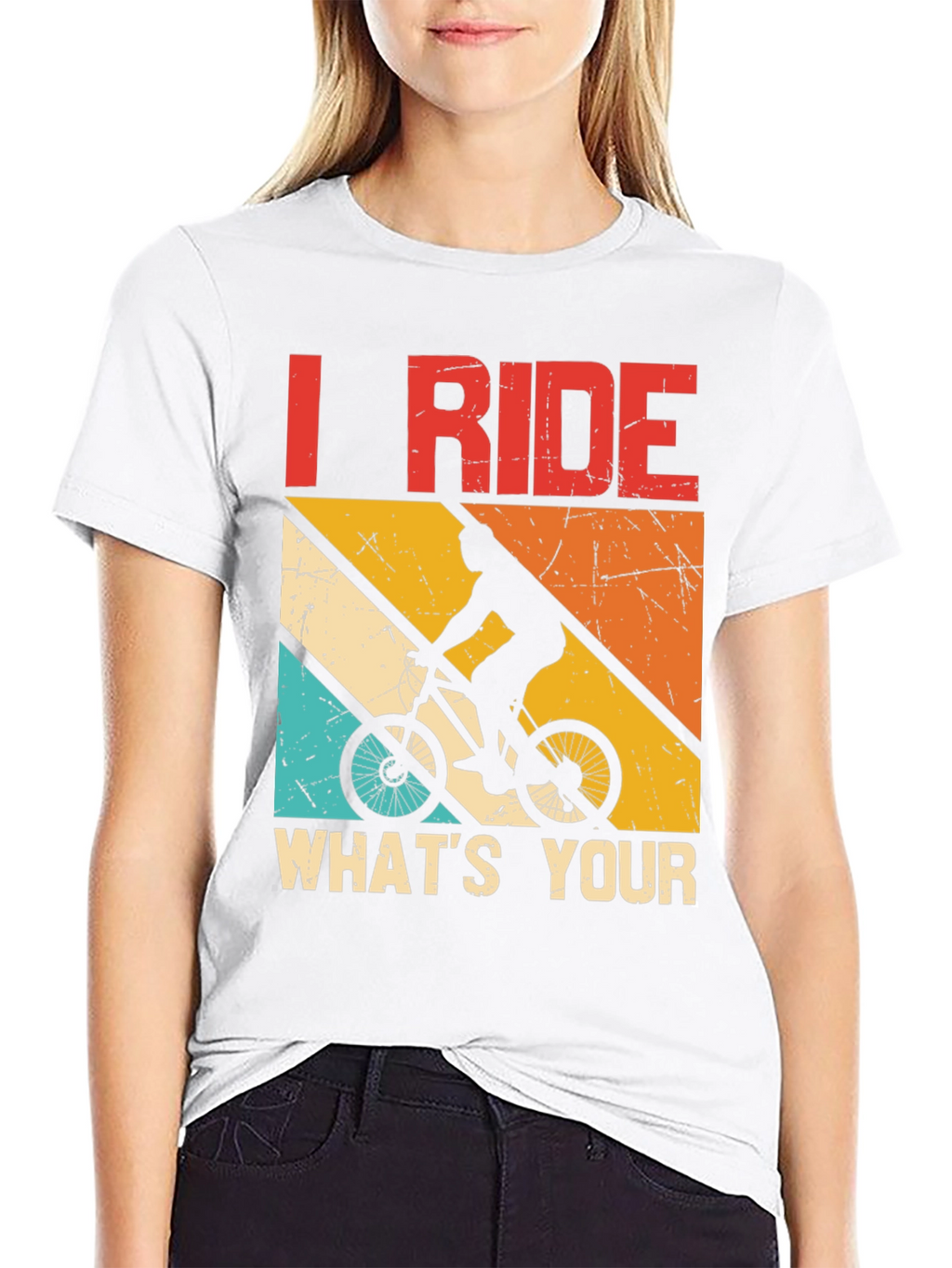 I Ride T-Shirt - Mountain Biking Tee