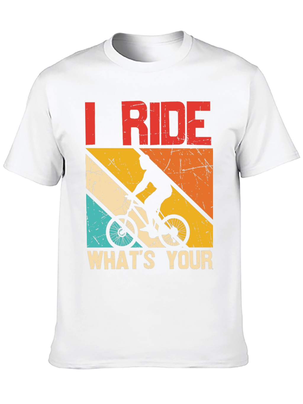 I Ride T-Shirt - Mountain Biking Tee