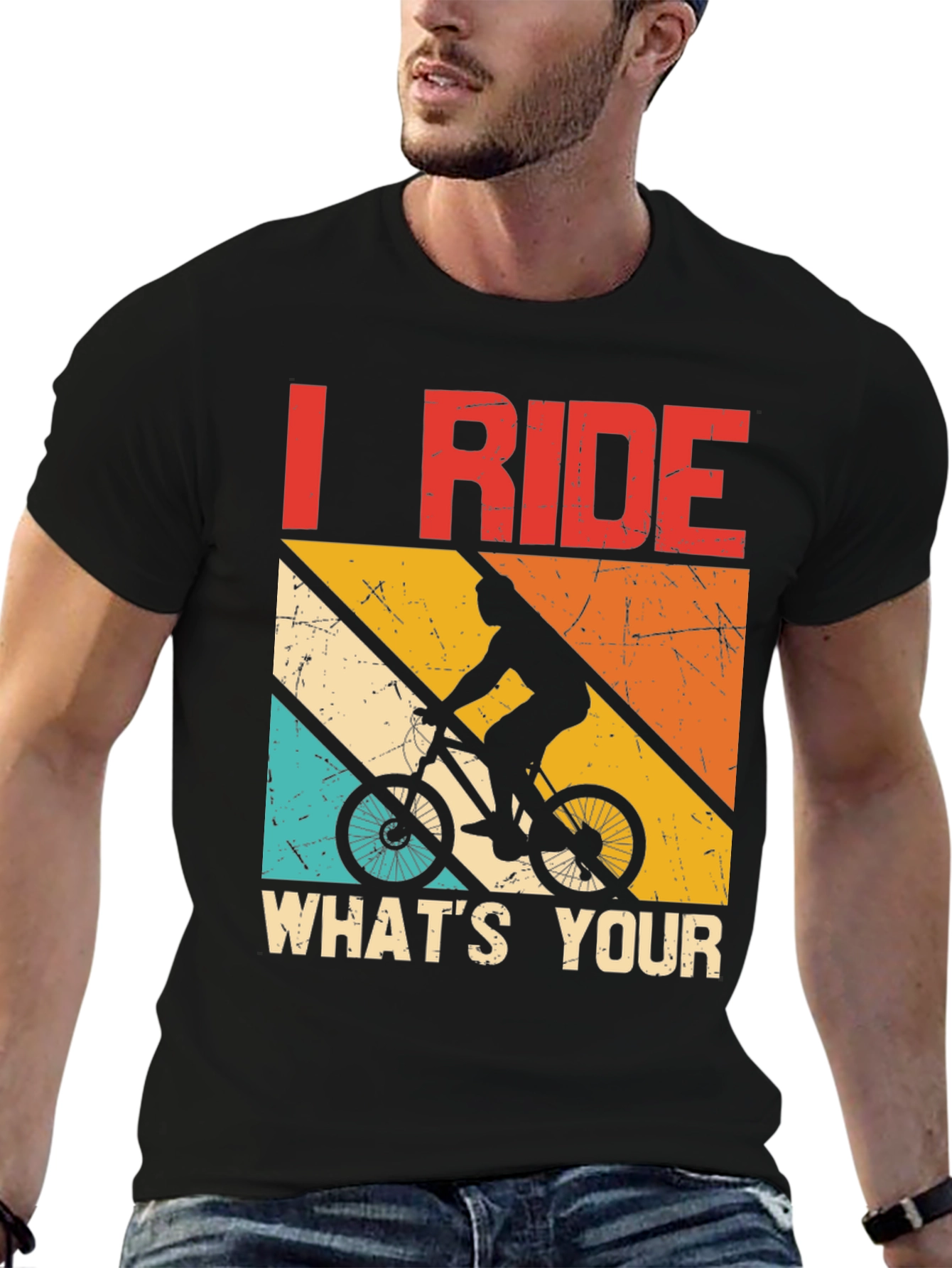 I Ride T-Shirt - Mountain Biking Tee