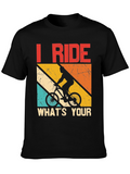 I Ride T-Shirt - Mountain Biking Tee