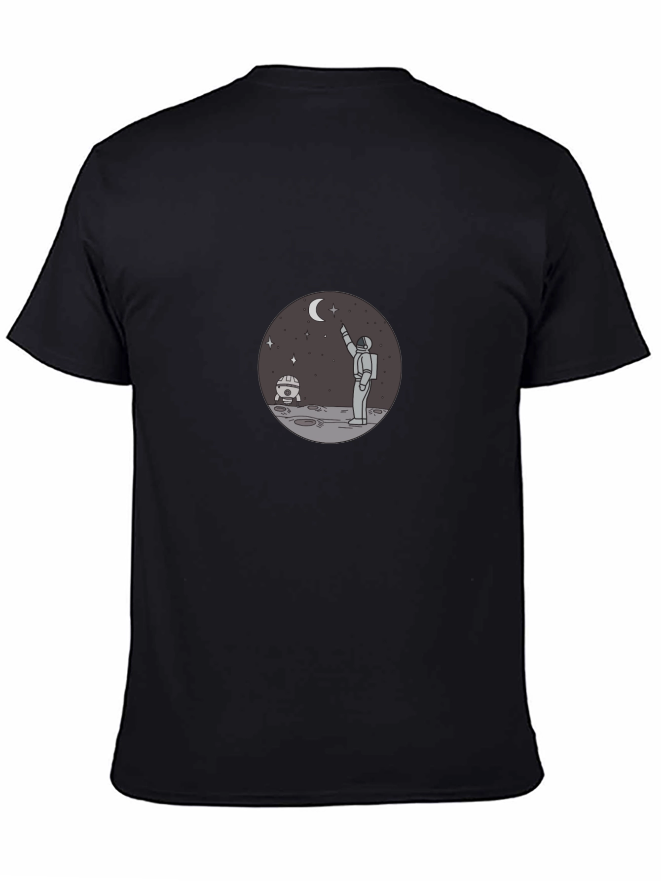 Astronaut on Moon T-Shirt - Reach for the Stars!