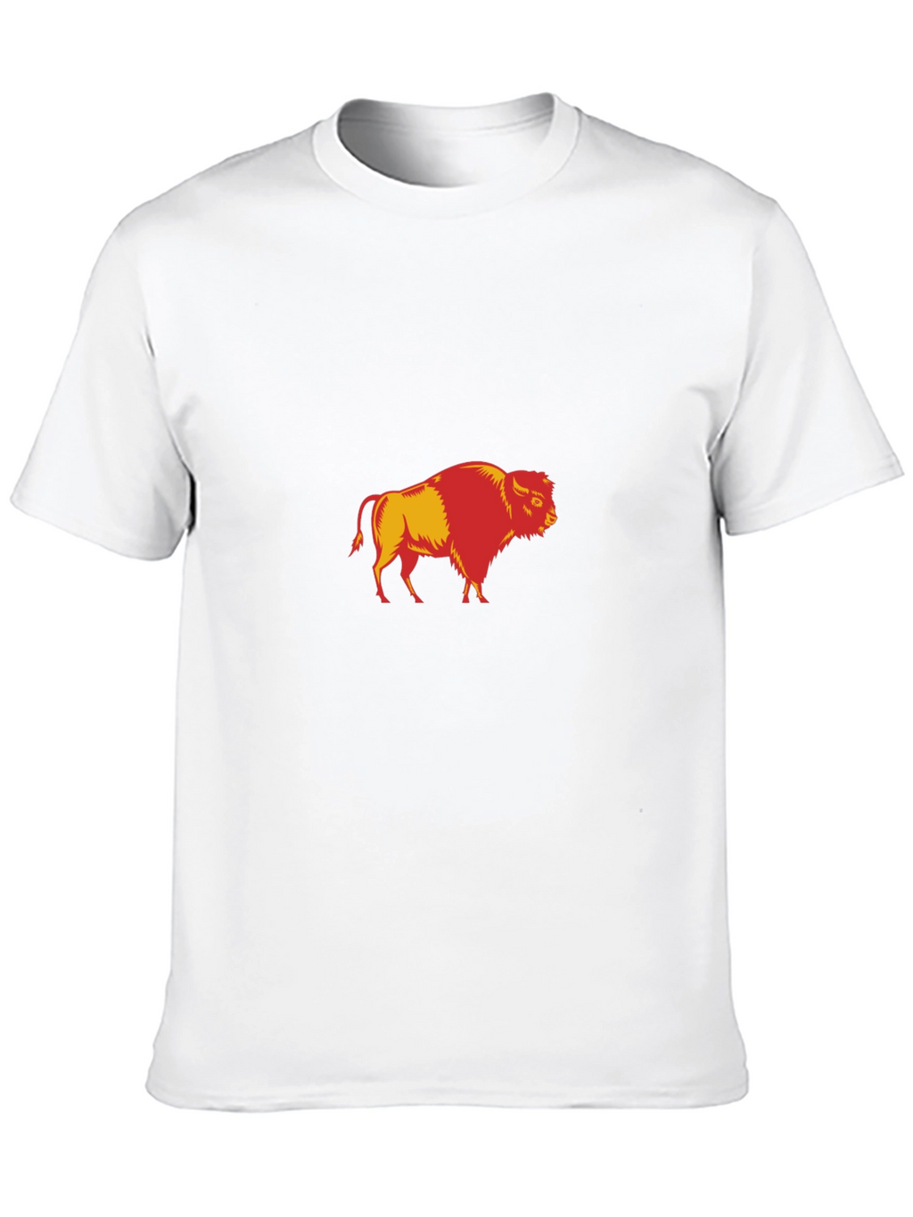 Buffalo Graphic Print Black T-Shirt for Men
