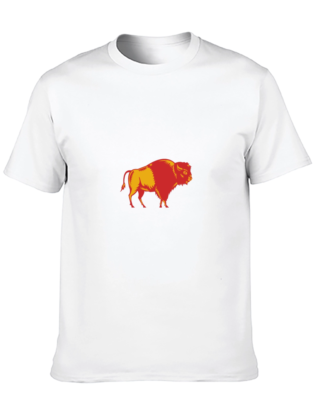 Buffalo Graphic Print Black T-Shirt for Men