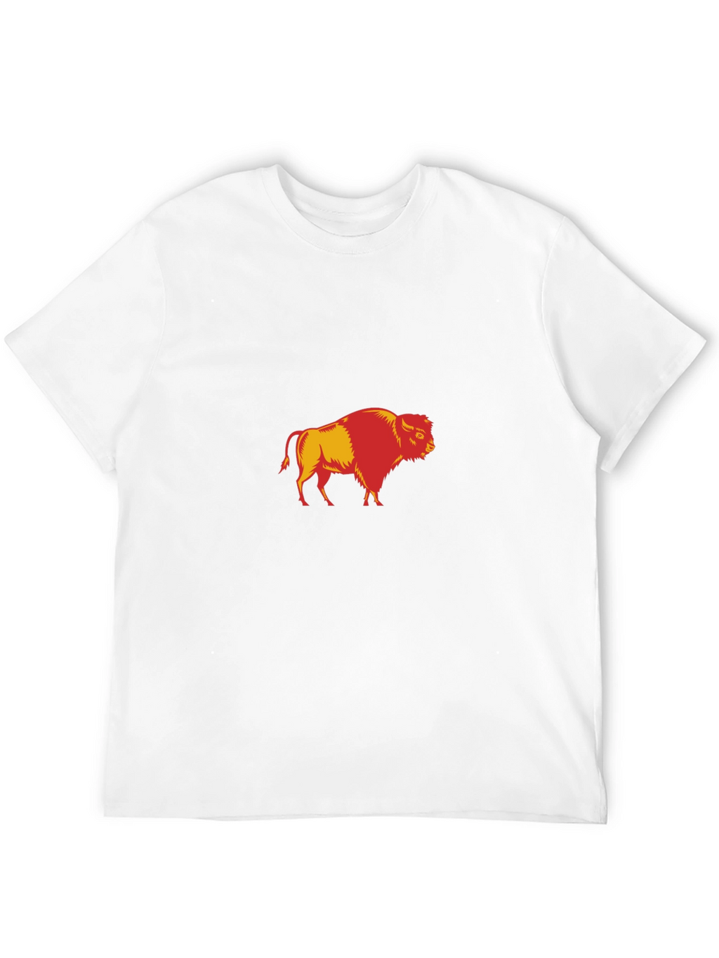 Buffalo Graphic Print Black T-Shirt for Men