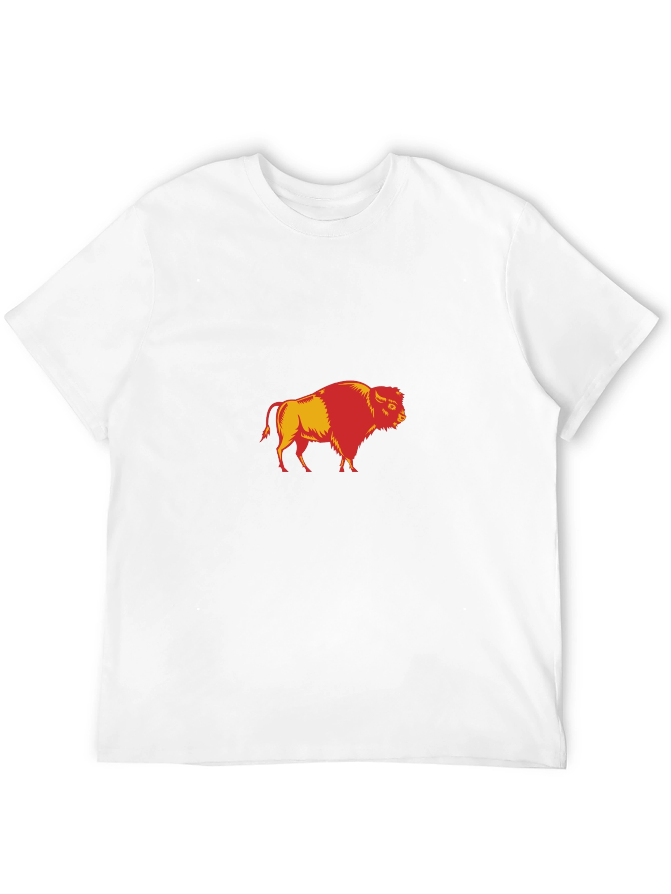 Buffalo Graphic Print Black T-Shirt for Men