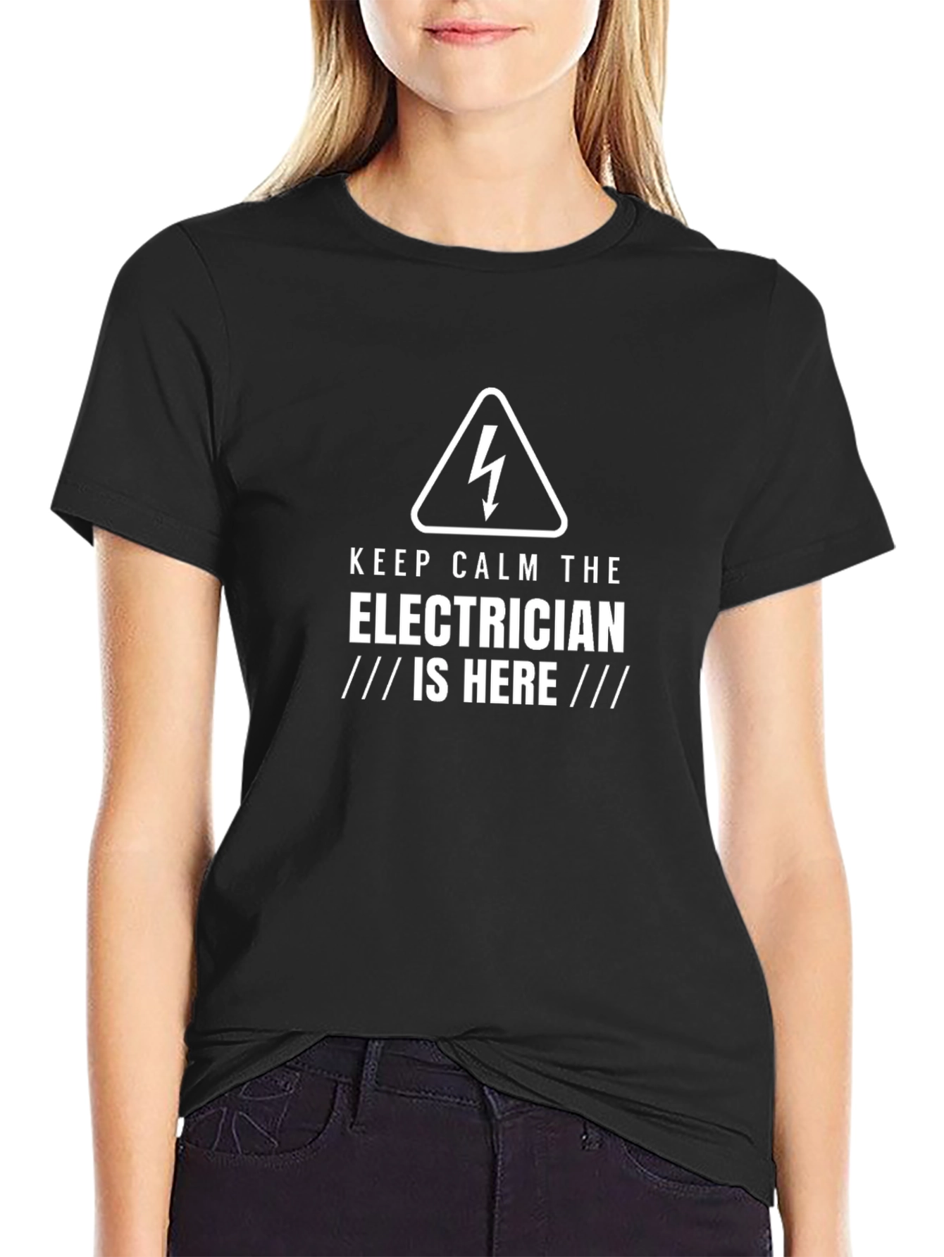 Keep Calm Electrician T-Shirt - Funny Electrician Gift