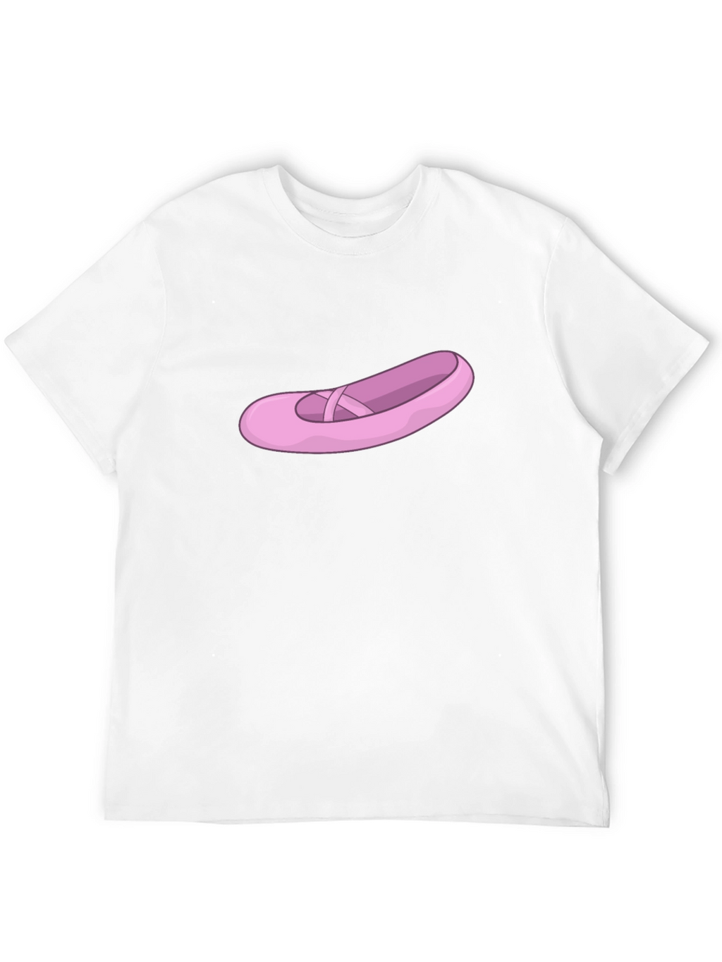 Ballet Shoe Graphic Tee - Black Casual T-Shirt