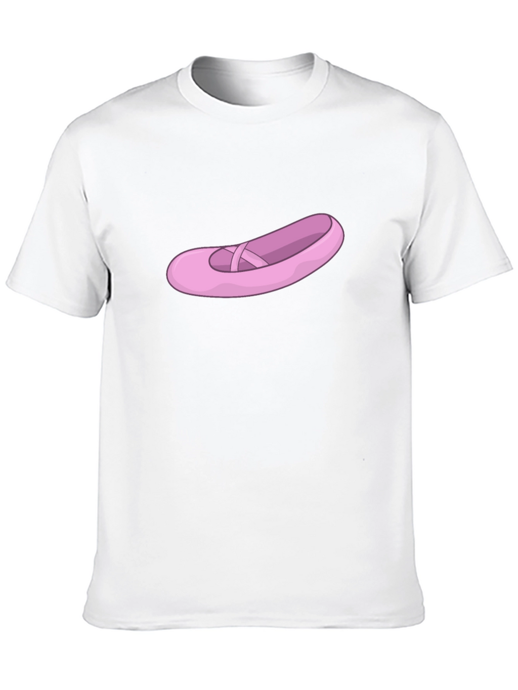 Ballet Shoe Graphic Tee - Black Casual T-Shirt