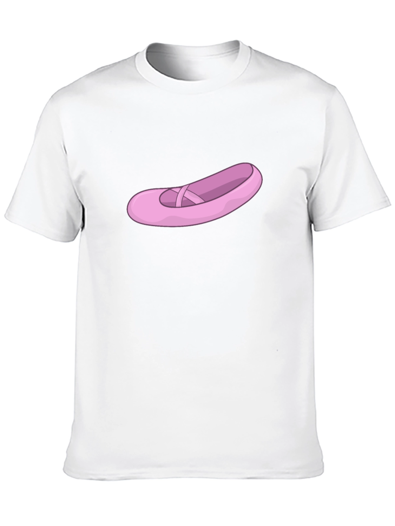 Ballet Shoe Graphic Tee - Black Casual T-Shirt