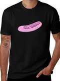 Ballet Shoe Graphic Tee - Black Casual T-Shirt