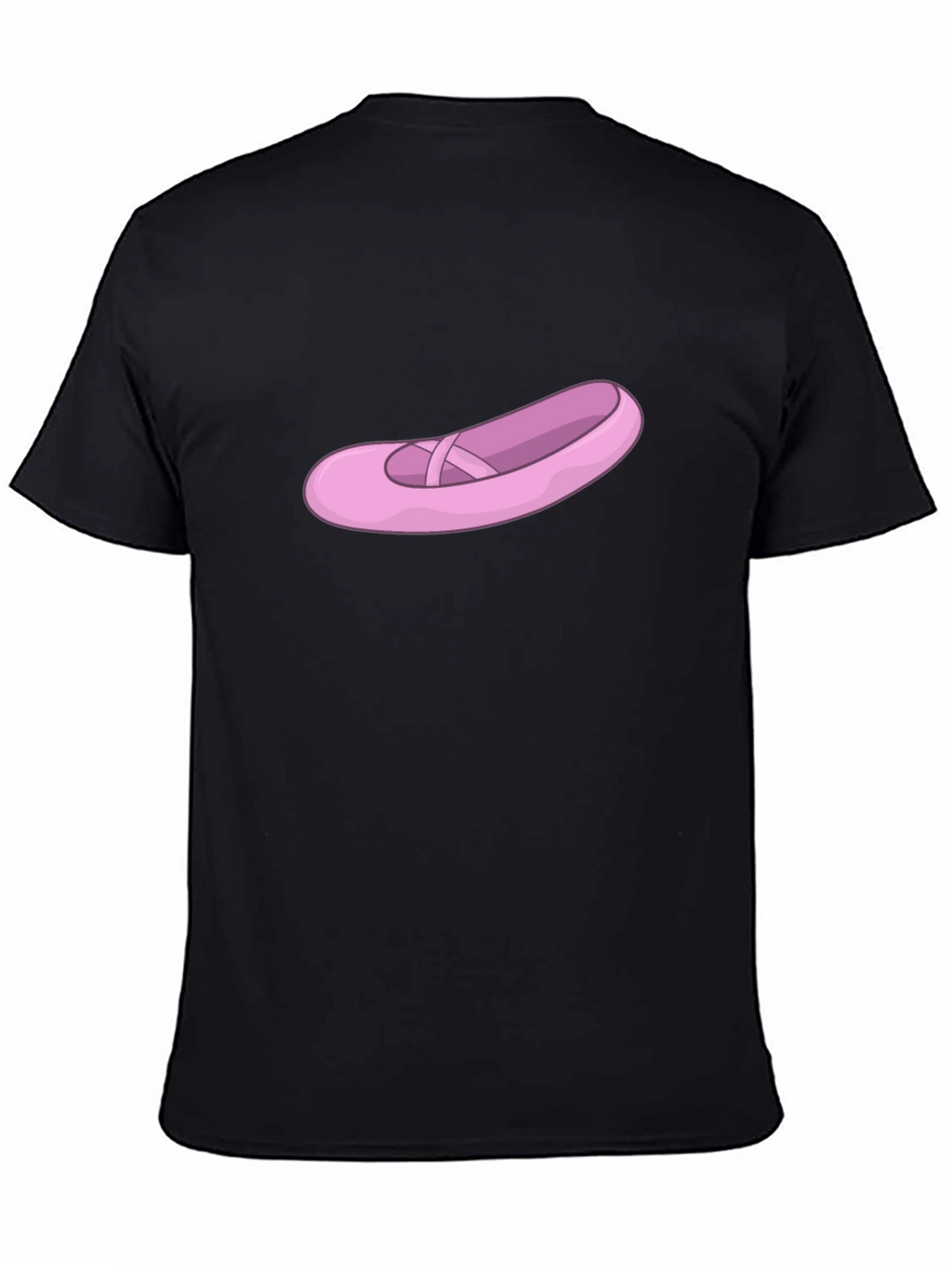 Ballet Shoe Graphic Tee - Black Casual T-Shirt