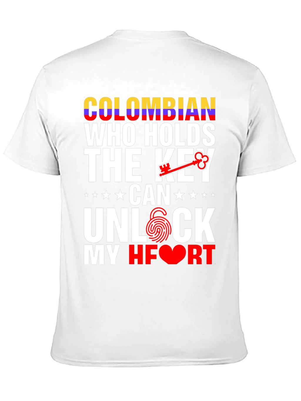 Colombian Key to My Heart Graphic T-Shirt