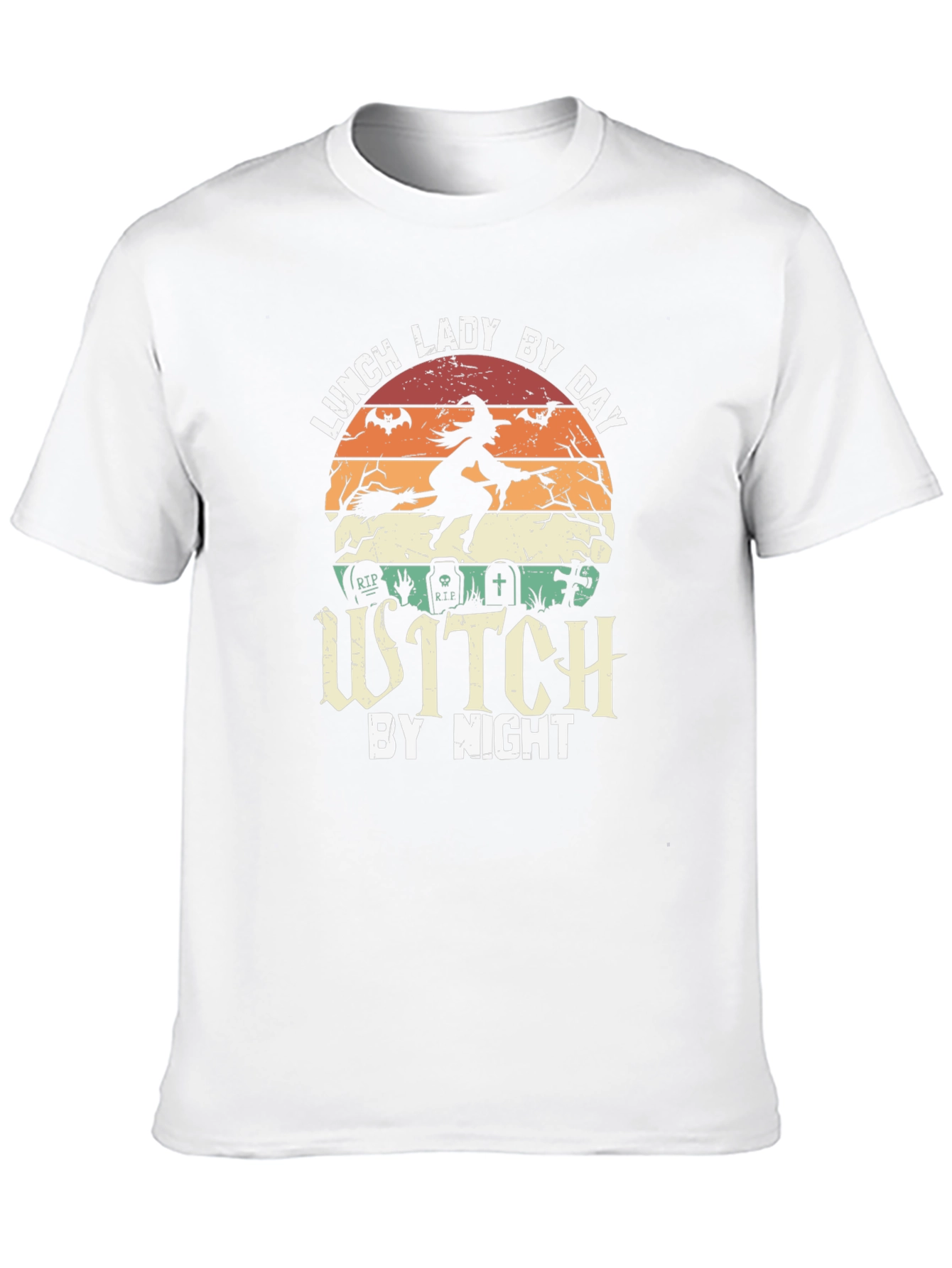 Lunch Lady By Day Witch By Night Graphic T-Shirt