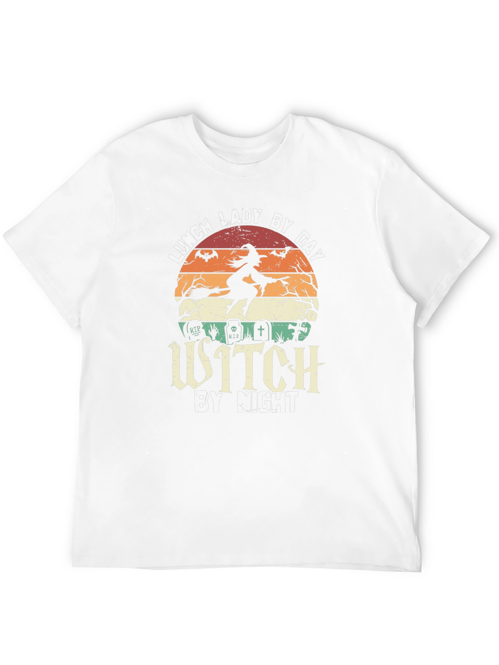 Lunch Lady By Day Witch By Night Graphic T-Shirt