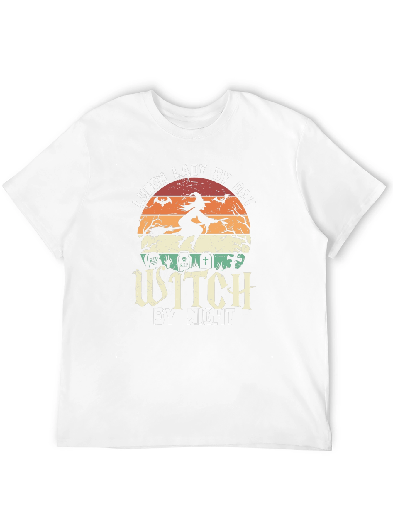 Lunch Lady By Day Witch By Night Graphic T-Shirt