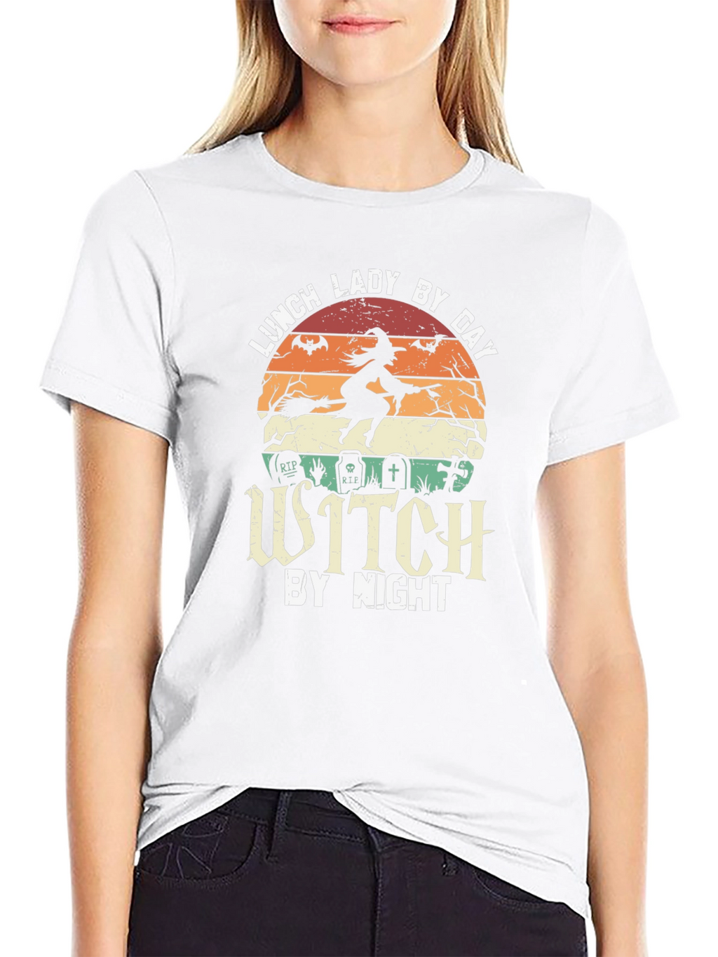 Lunch Lady By Day Witch By Night Graphic T-Shirt