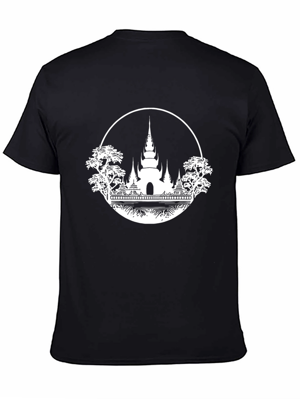 Temple Graphic Black T-Shirt