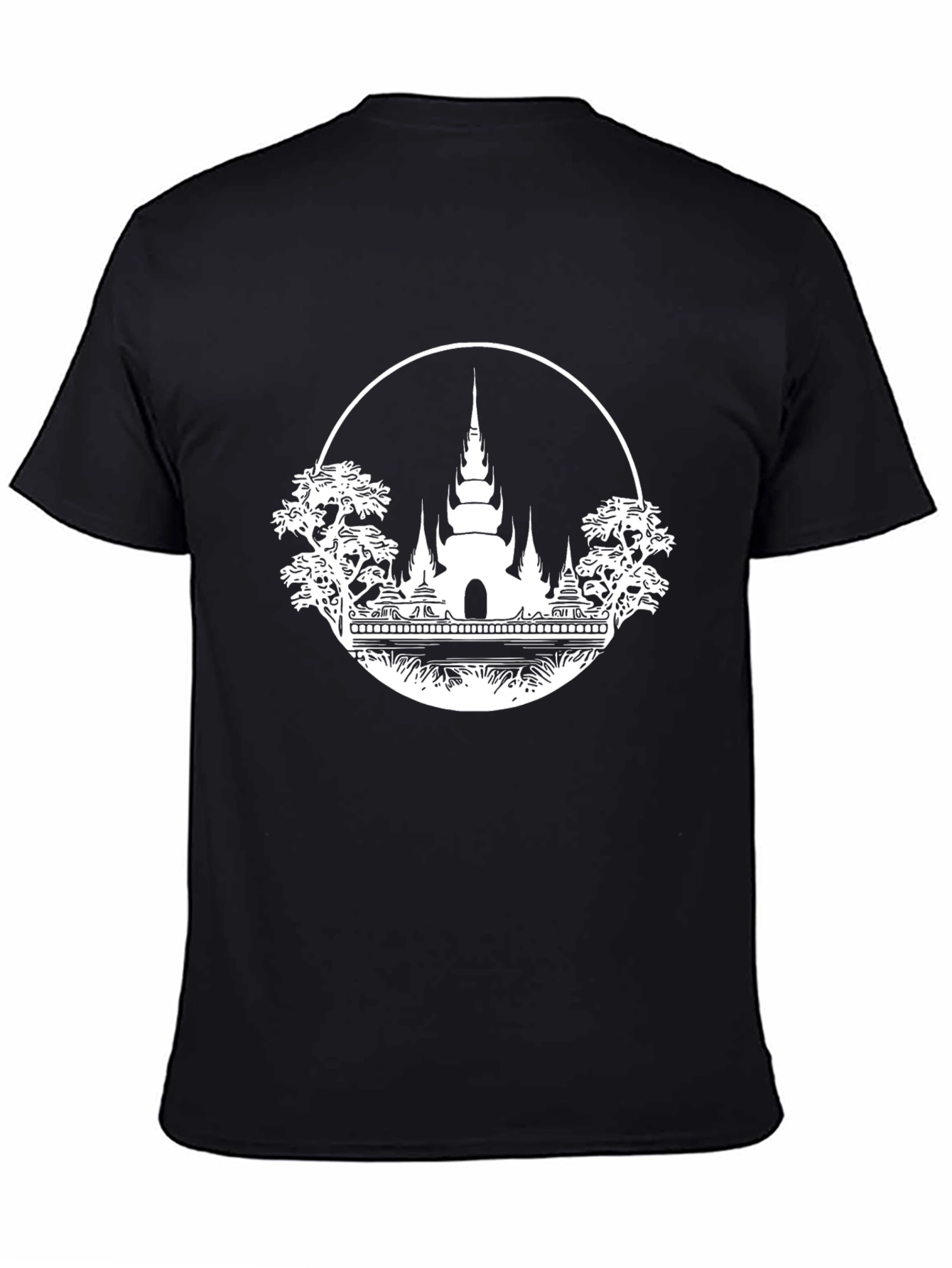 Temple Graphic Black T-Shirt