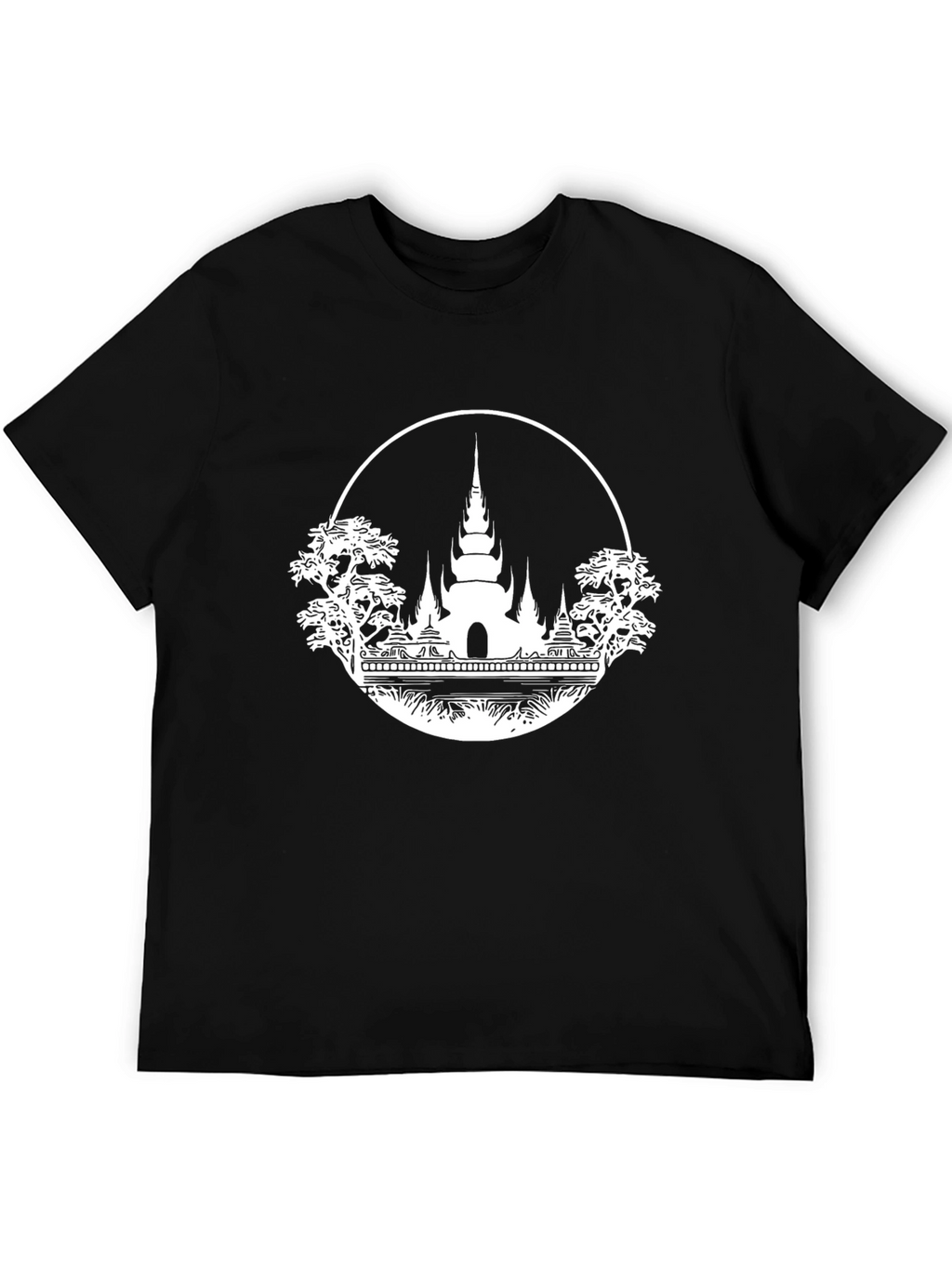 Temple Graphic Black T-Shirt