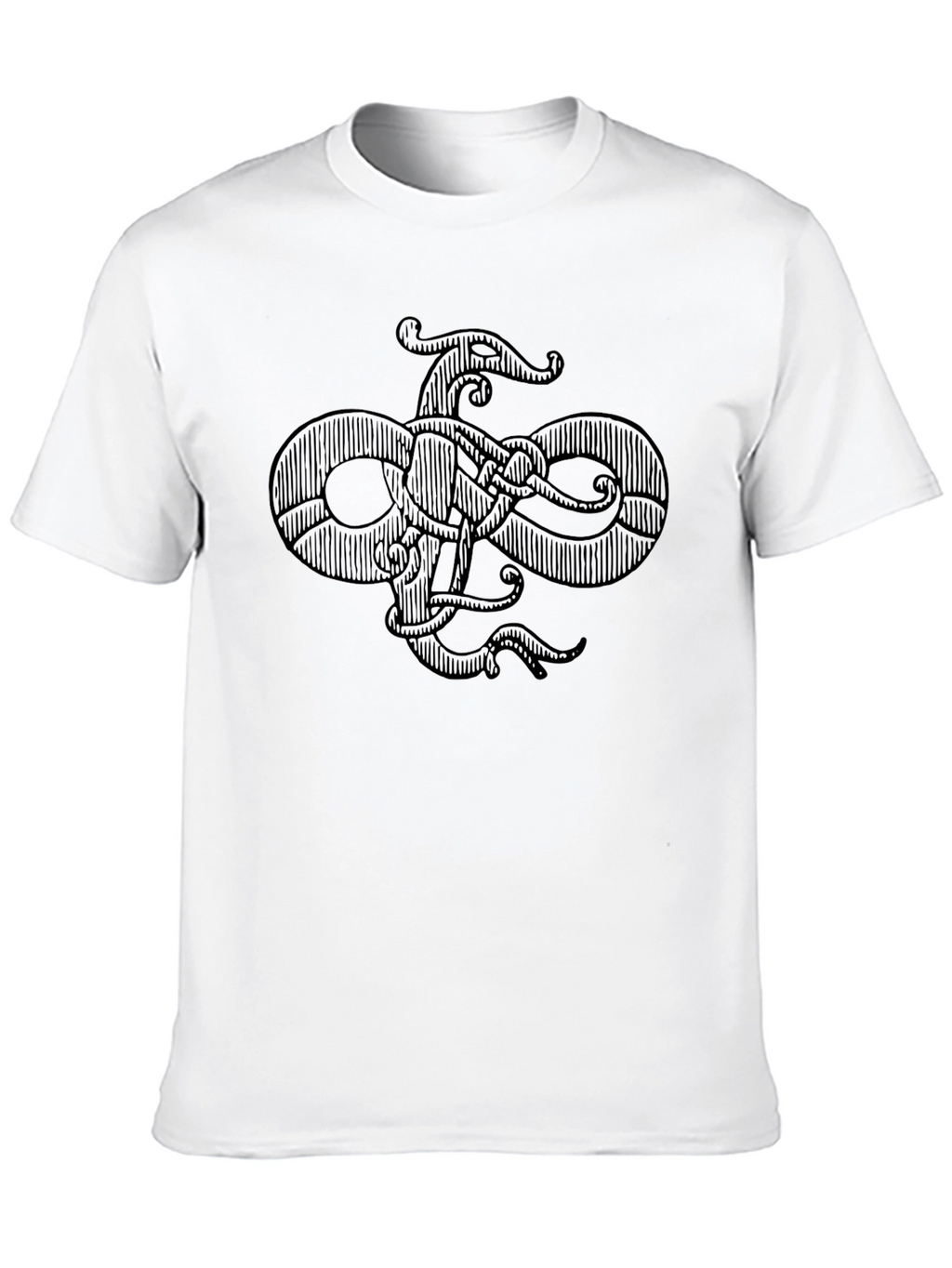 Mystic Kraken Graphic Tee - Mens Black T-Shirt