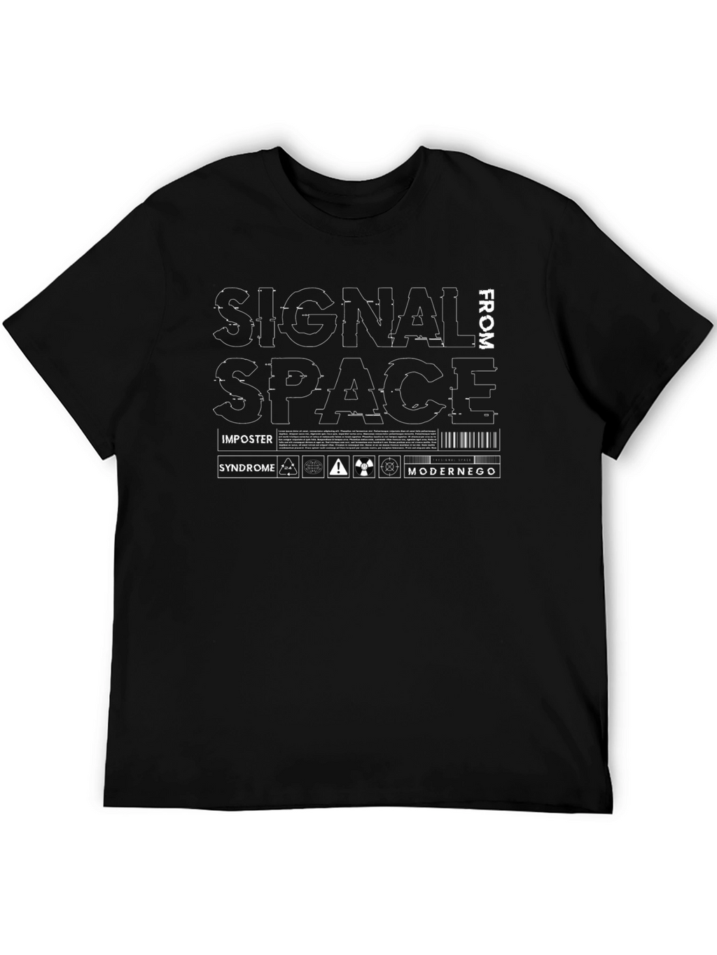 Signal From Space T-Shirt - Unique Graphic Tee