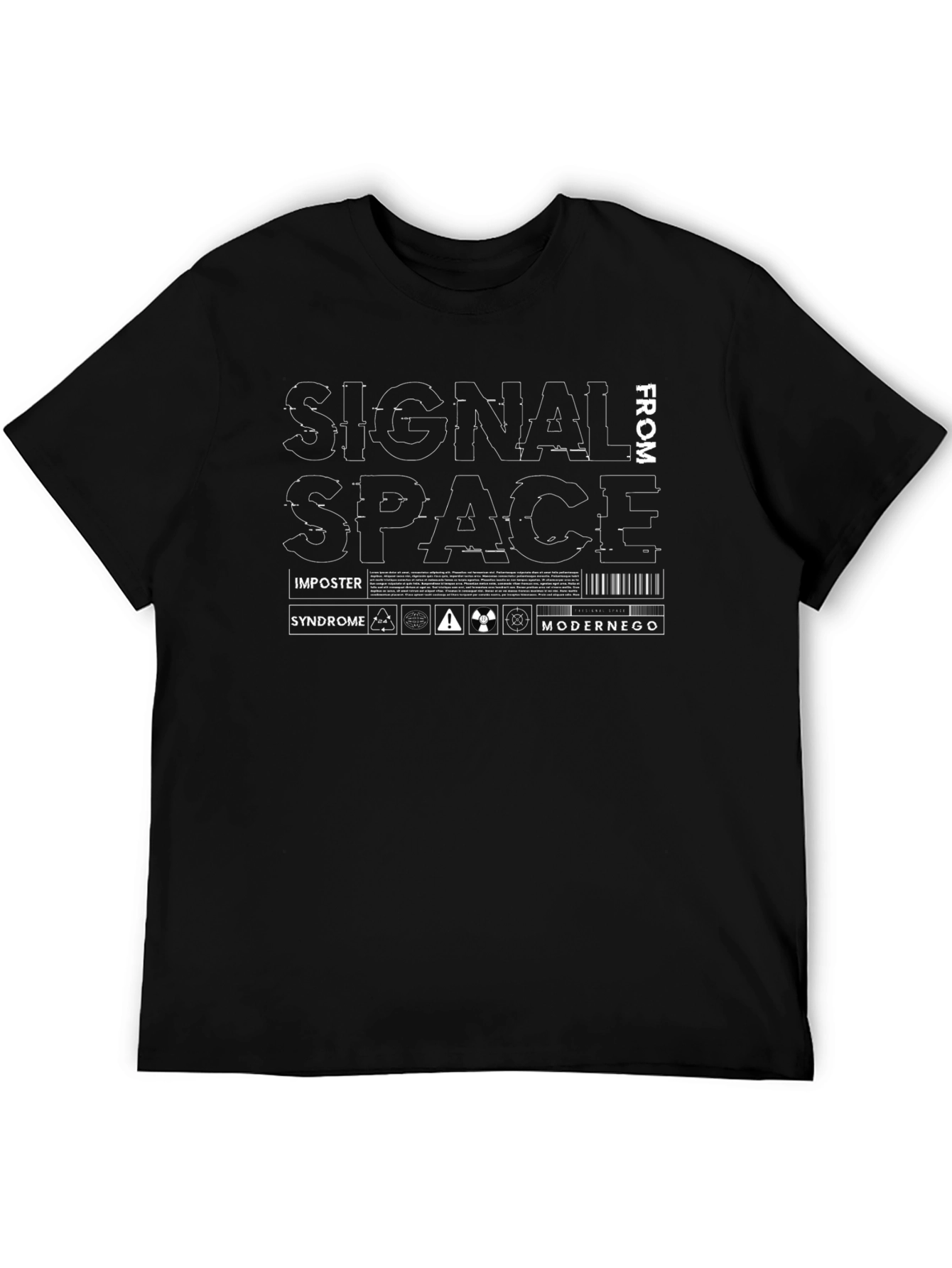 Signal From Space T-Shirt - Unique Graphic Tee