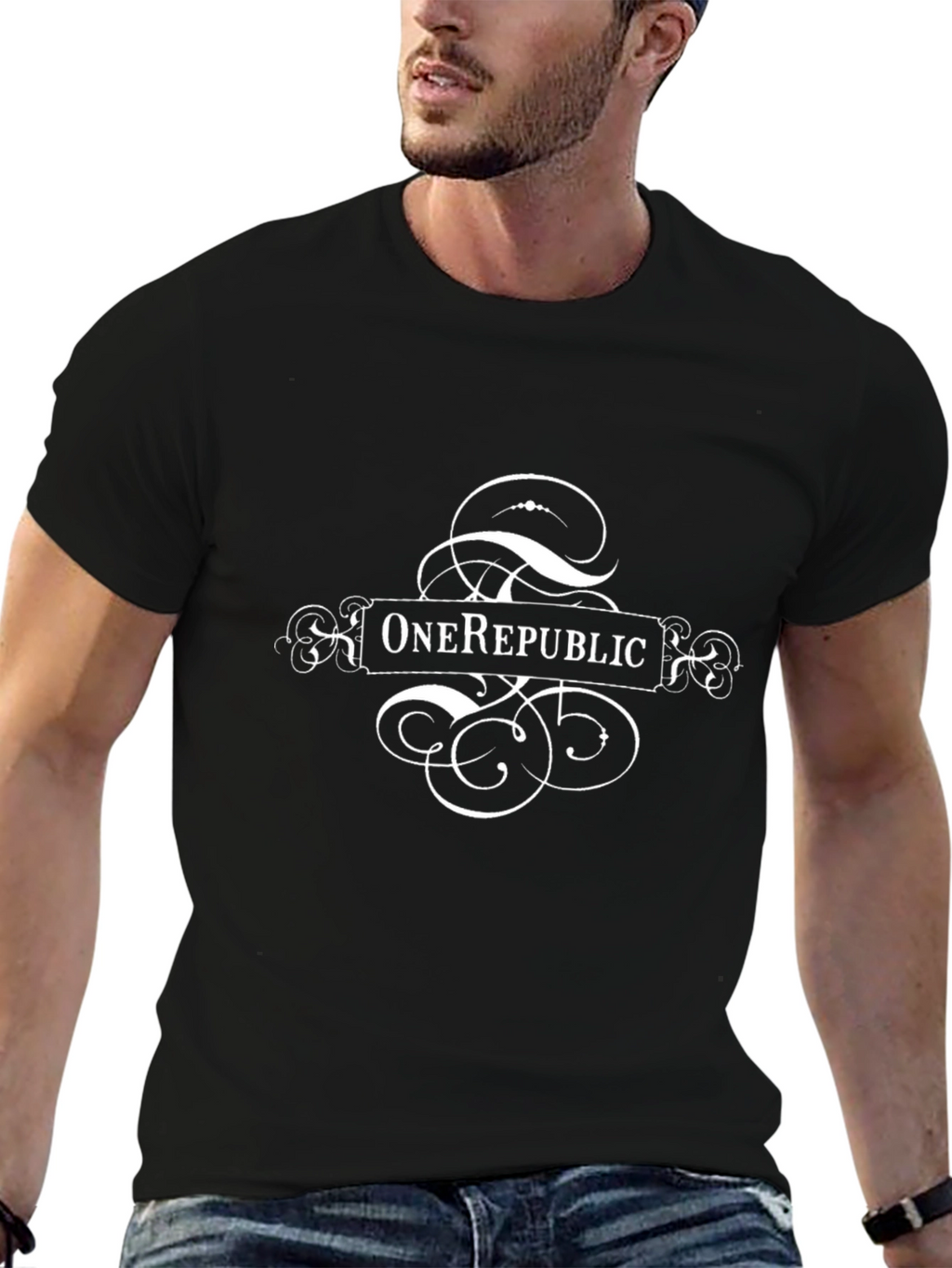 OneRepublic Graphic T-Shirt - Black Cotton Tee