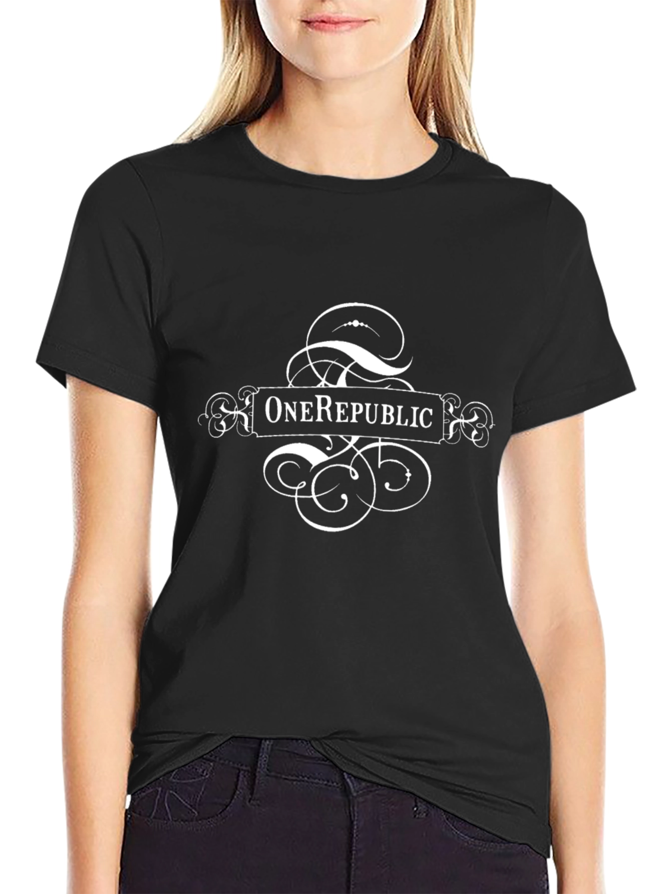 OneRepublic Graphic T-Shirt - Black Cotton Tee