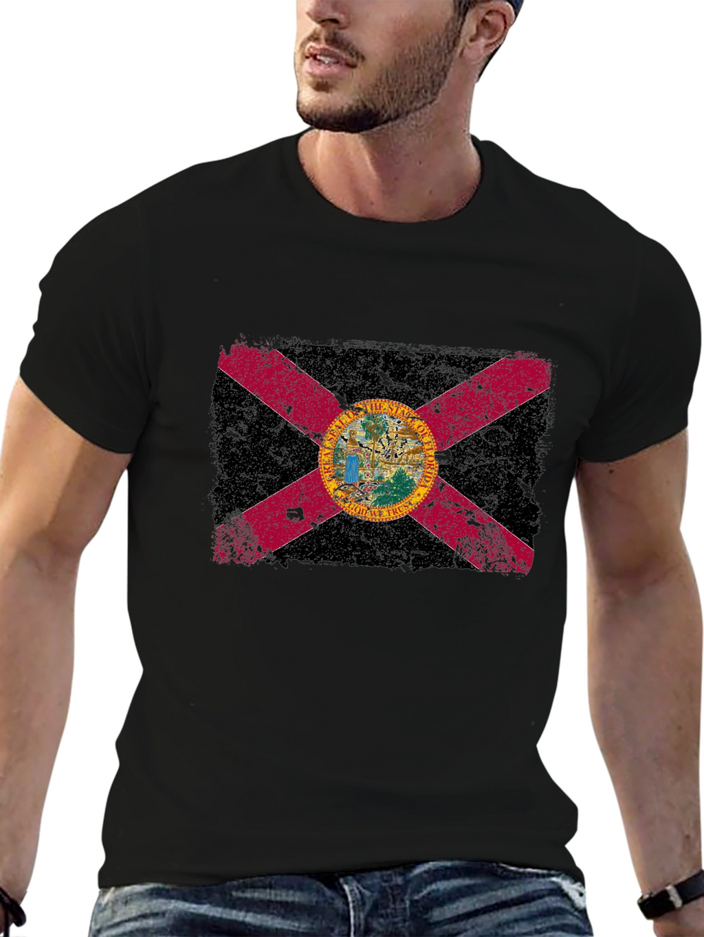 Florida Flag Graphic T-Shirt
